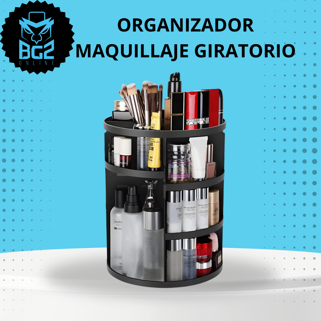 ORGANIZADOR MAQUILLAJE GIRATORIO